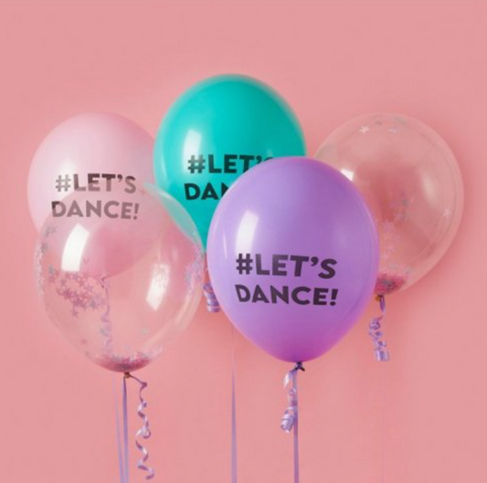 Balões Let`s Dance