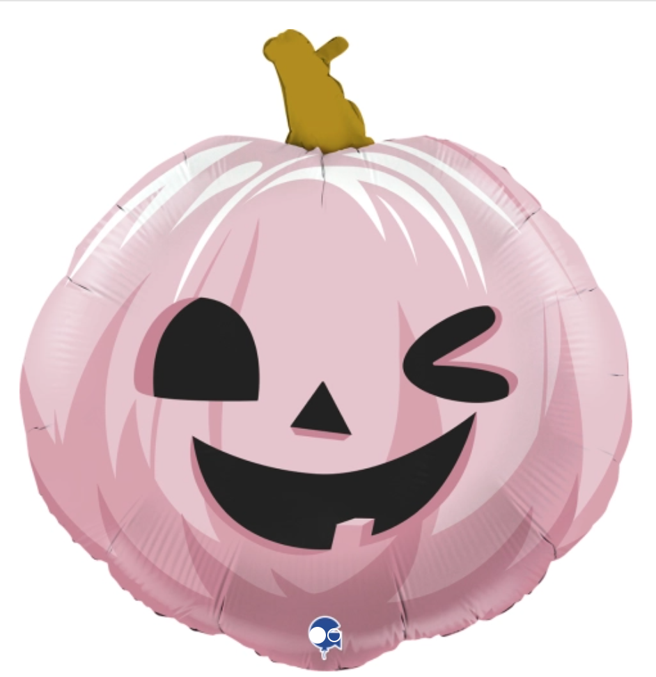 Balão Abóbora Rosa
