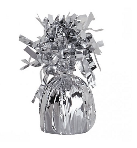 Peso Balões Prateado