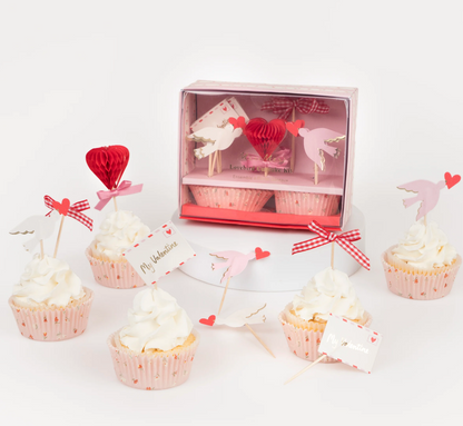 Kit Cupcakes Lovebird