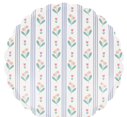 Floral Plates (Pack of 8)