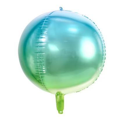 Violet and Blue Round Balloon