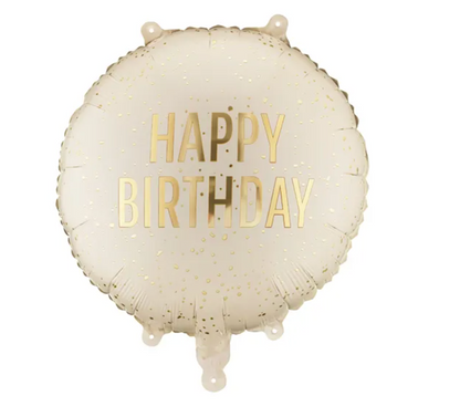 Balão Redondo Happy Birthday