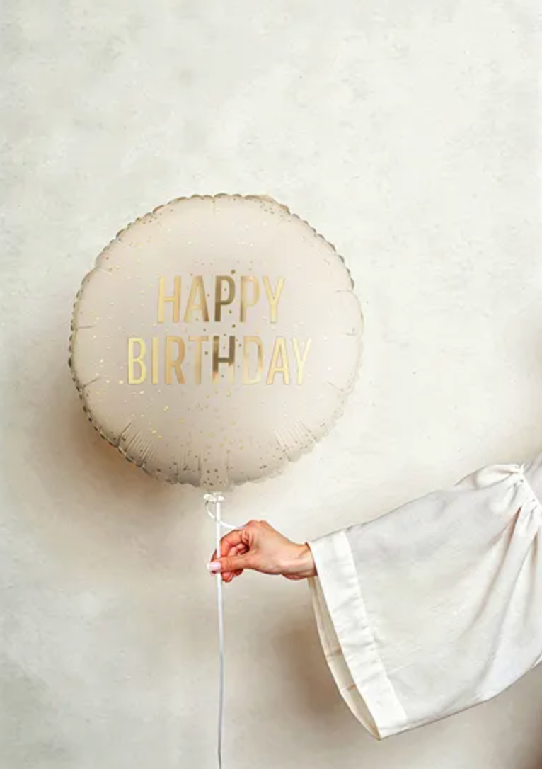 Balão Redondo Happy Birthday