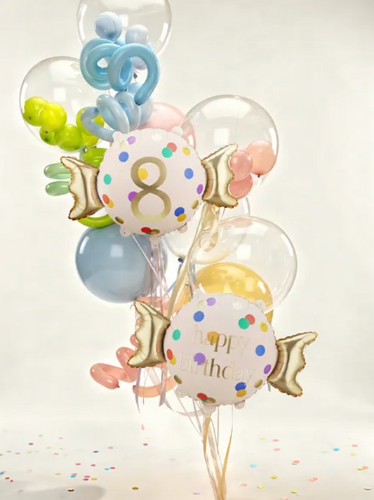 Balão Rebuçado Happy Birthday