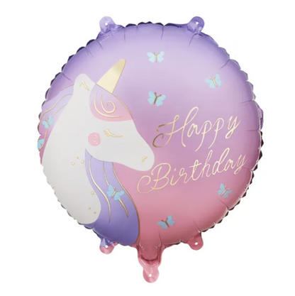 Unicorn Happy Birthday Balloon