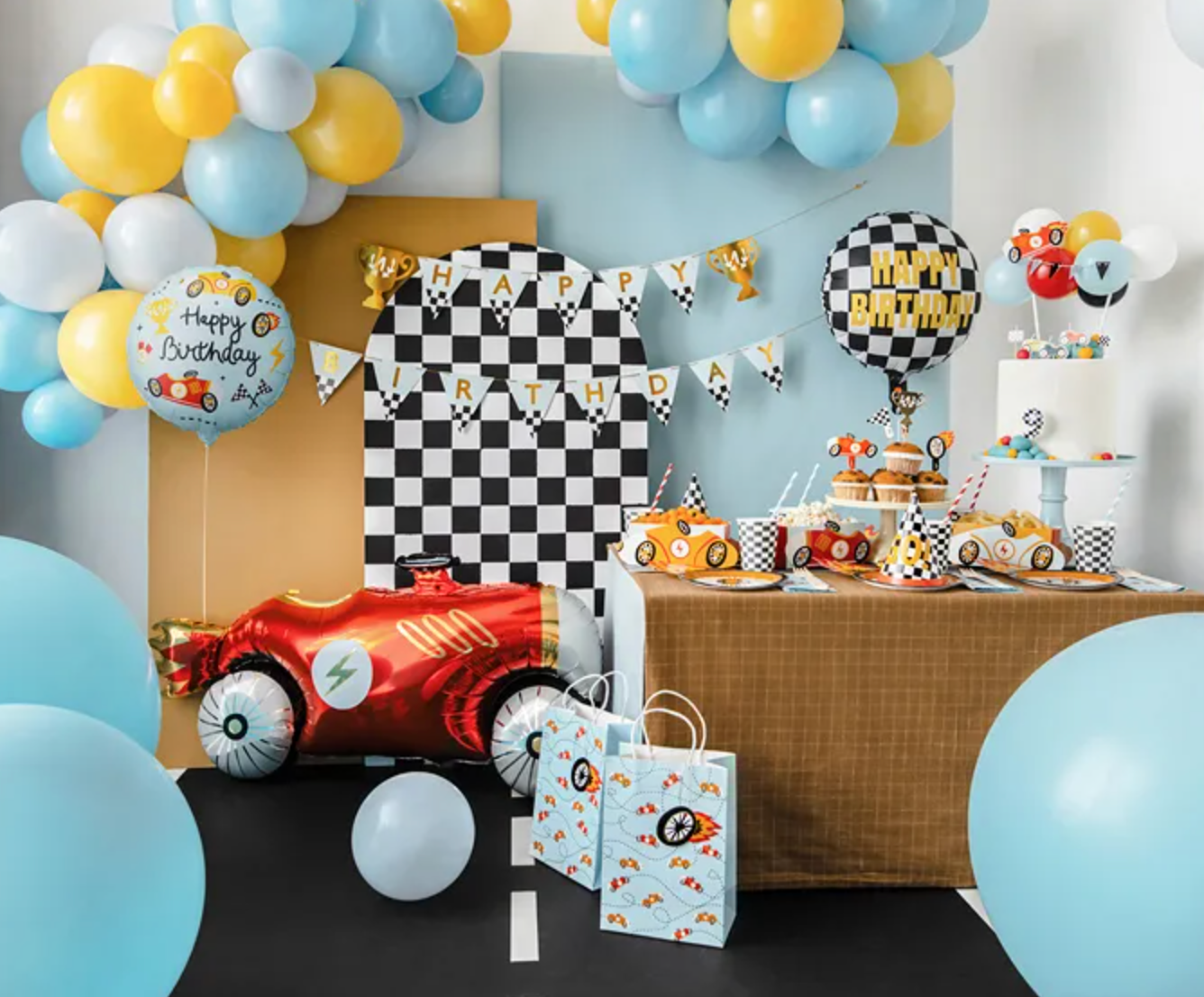 Balão Carro Happy Birthday