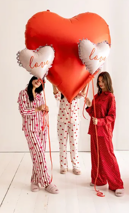 Balão Foil Coração Love (50 x 47 cm)