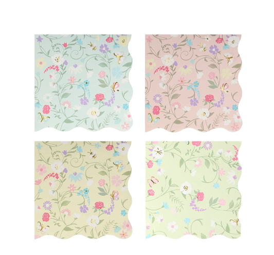 Guardanapos Flores Ladurée