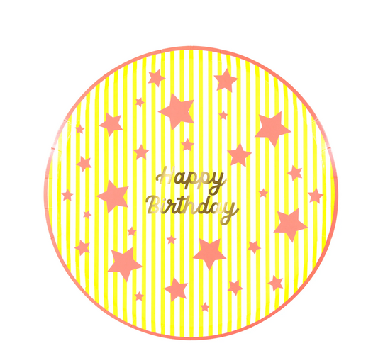 Pratos Estrelas e Riscas