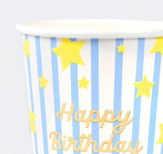 Copos Estrelas e Riscas