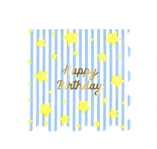 Guardanapos Grandes Riscas e Estrelas