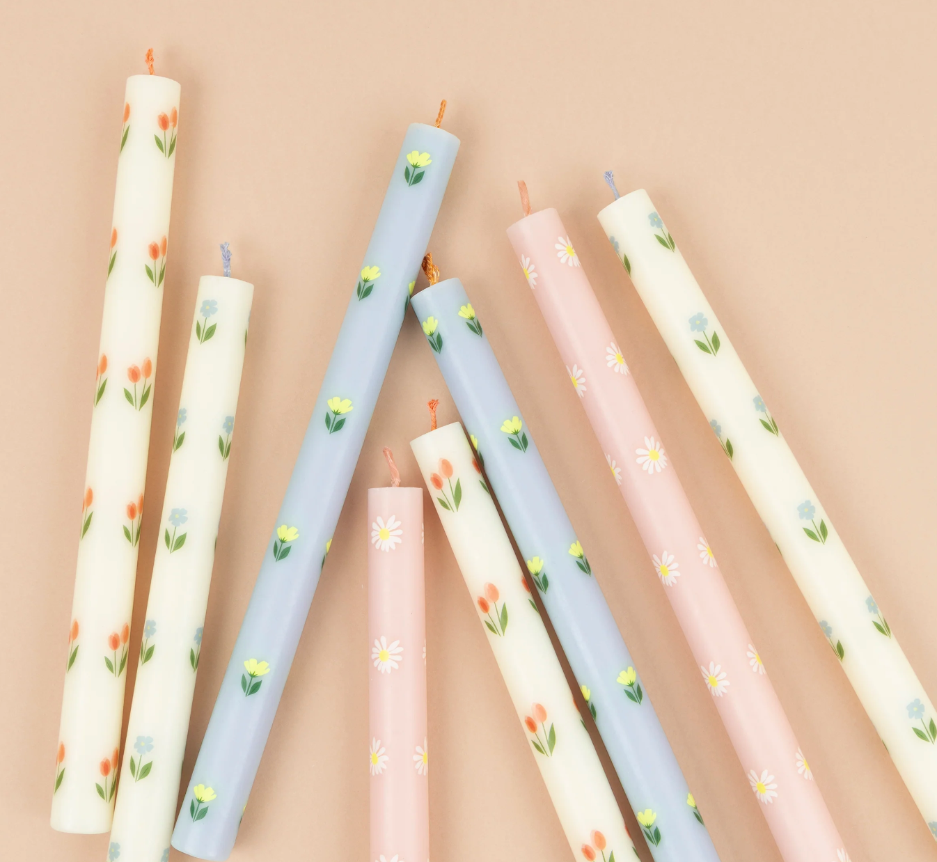 Velas de Mesa Florais