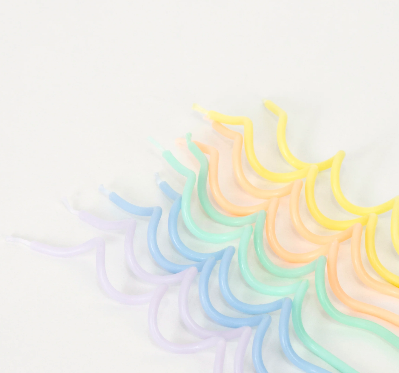 Velas Swirly Coloridas