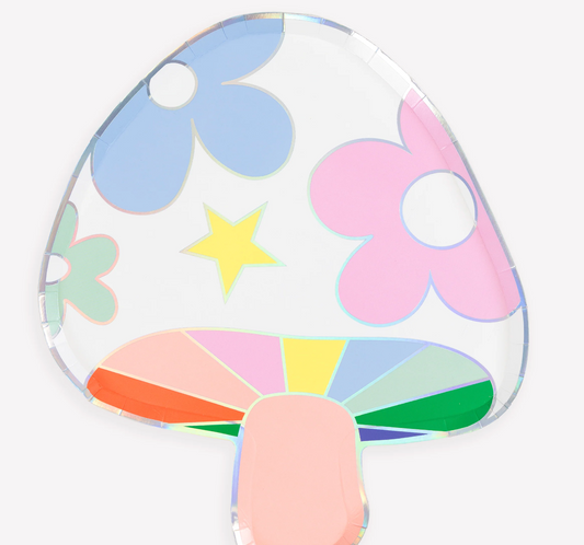 Pratos Groovy Mushroom