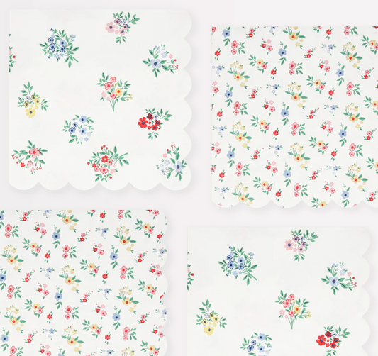 Guardanapos Grandes Flores