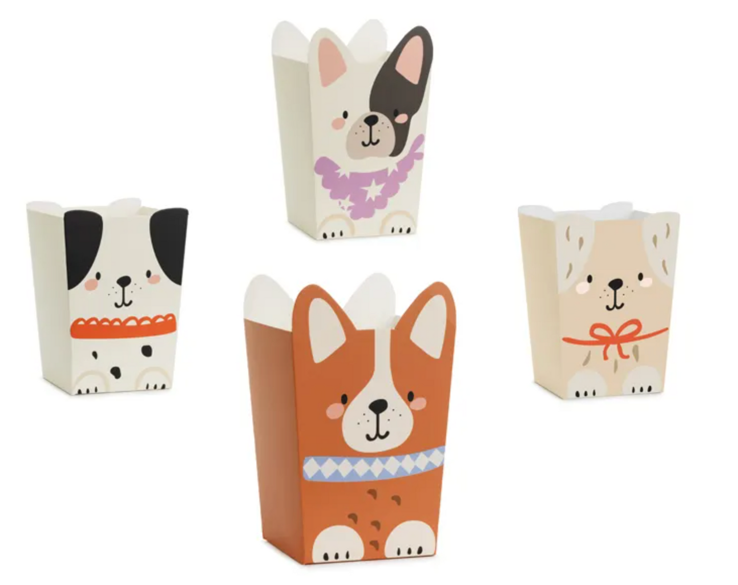 Caixas Pipocas Cães