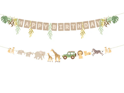Multicolored Happy Birthday Wreath