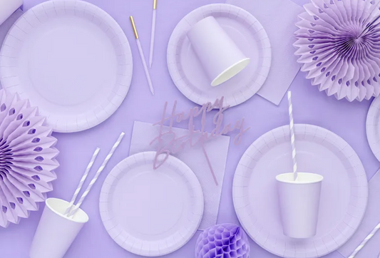 Lilac Dishes