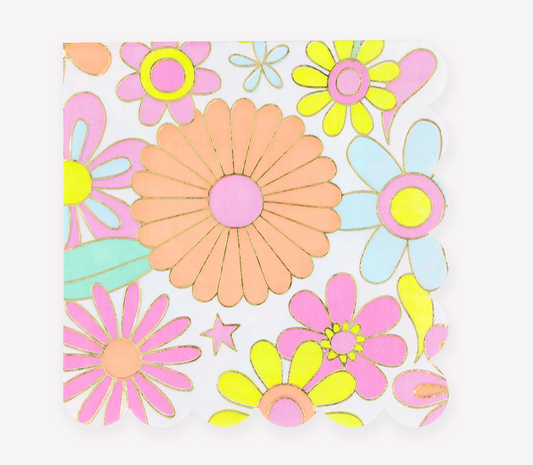 Guardanapos Grandes Flower Power