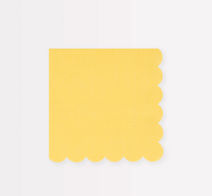 Guardanapos Amarelo Pequenos