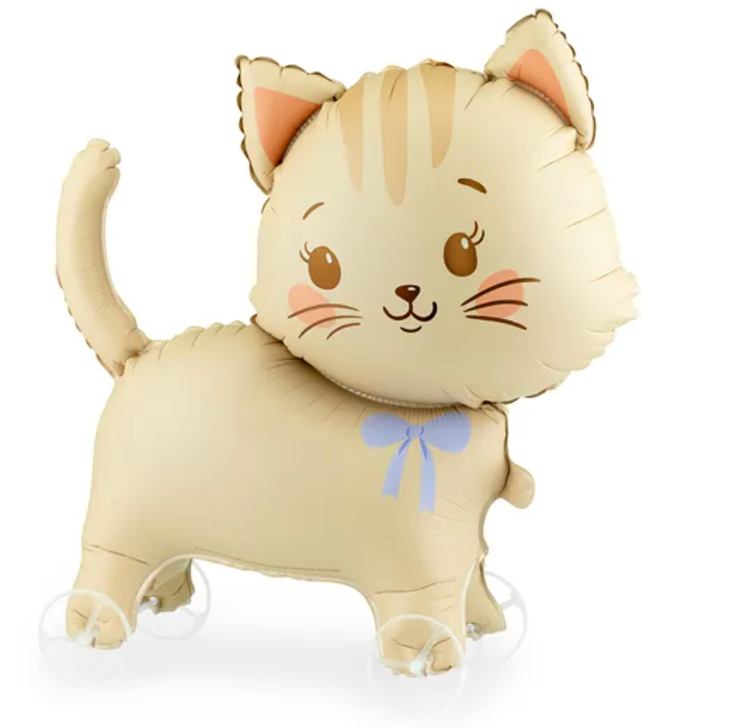 Balão Gato com Rodas