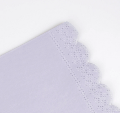 Plain Lilac Napkins (Pack of 16)
