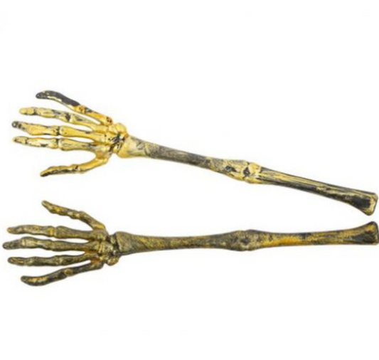 Braços Esqueleto Dourados