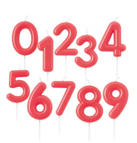 Velas Aniversário Framboesa