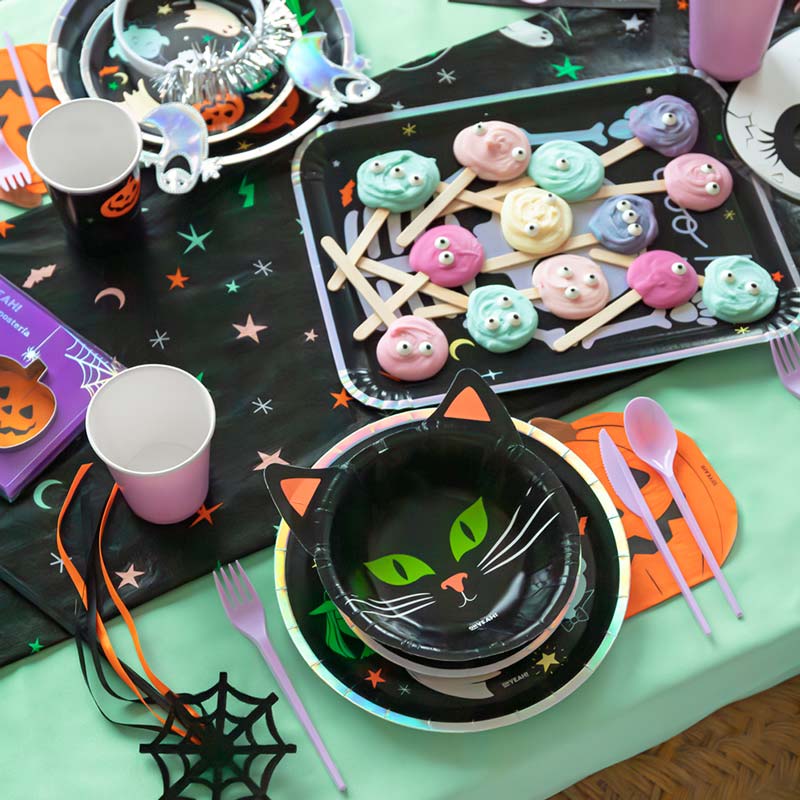 Bandejas Doces ou Travessuras Halloween contexto