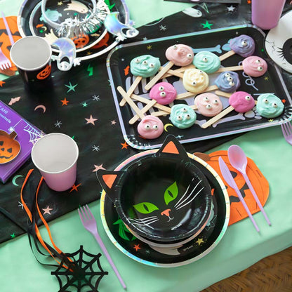 Bandejas Doces ou Travessuras Halloween contexto