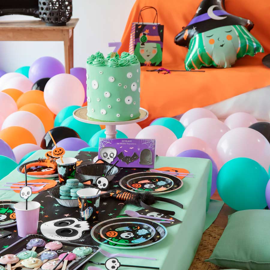 Bandejas Doces ou Travessuras Halloween mesa