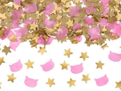 Star and Cat Confetti Cannon