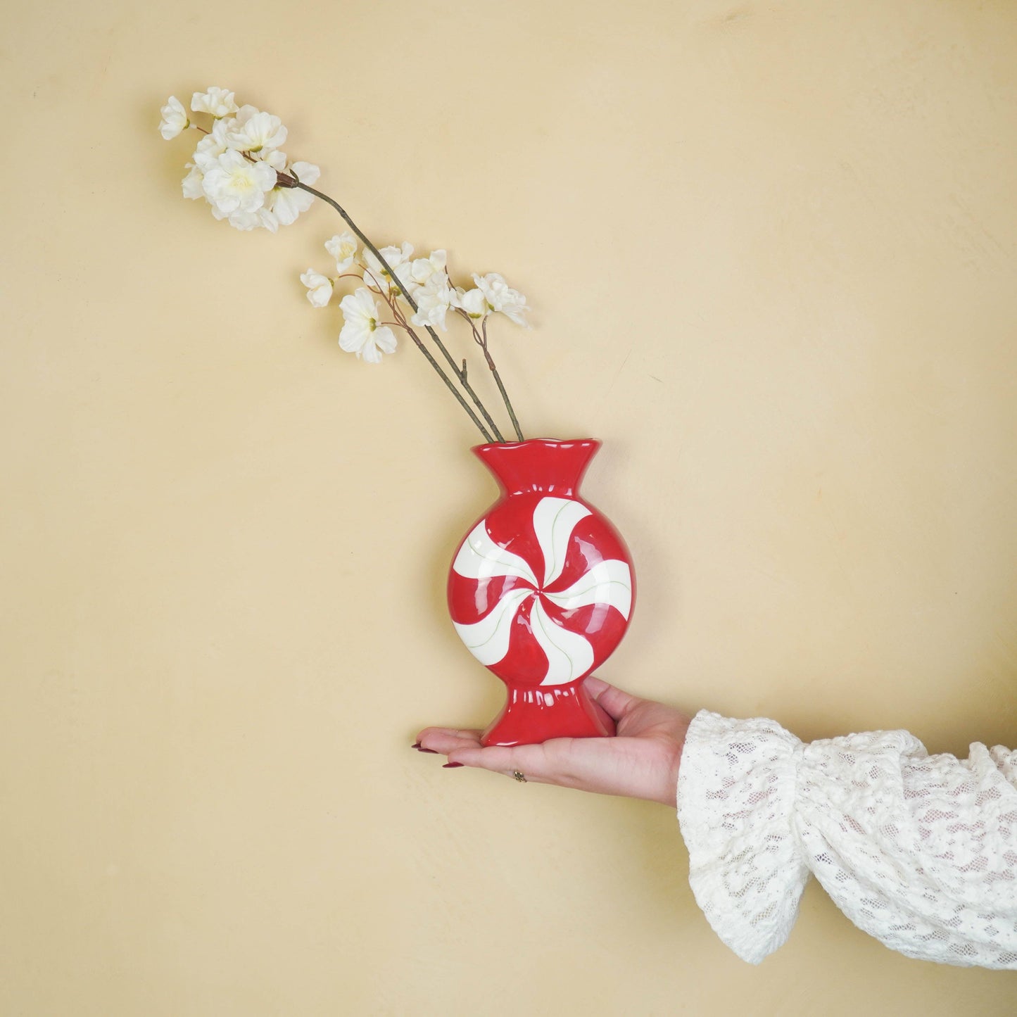 Vaso Rebuçado Vermelho