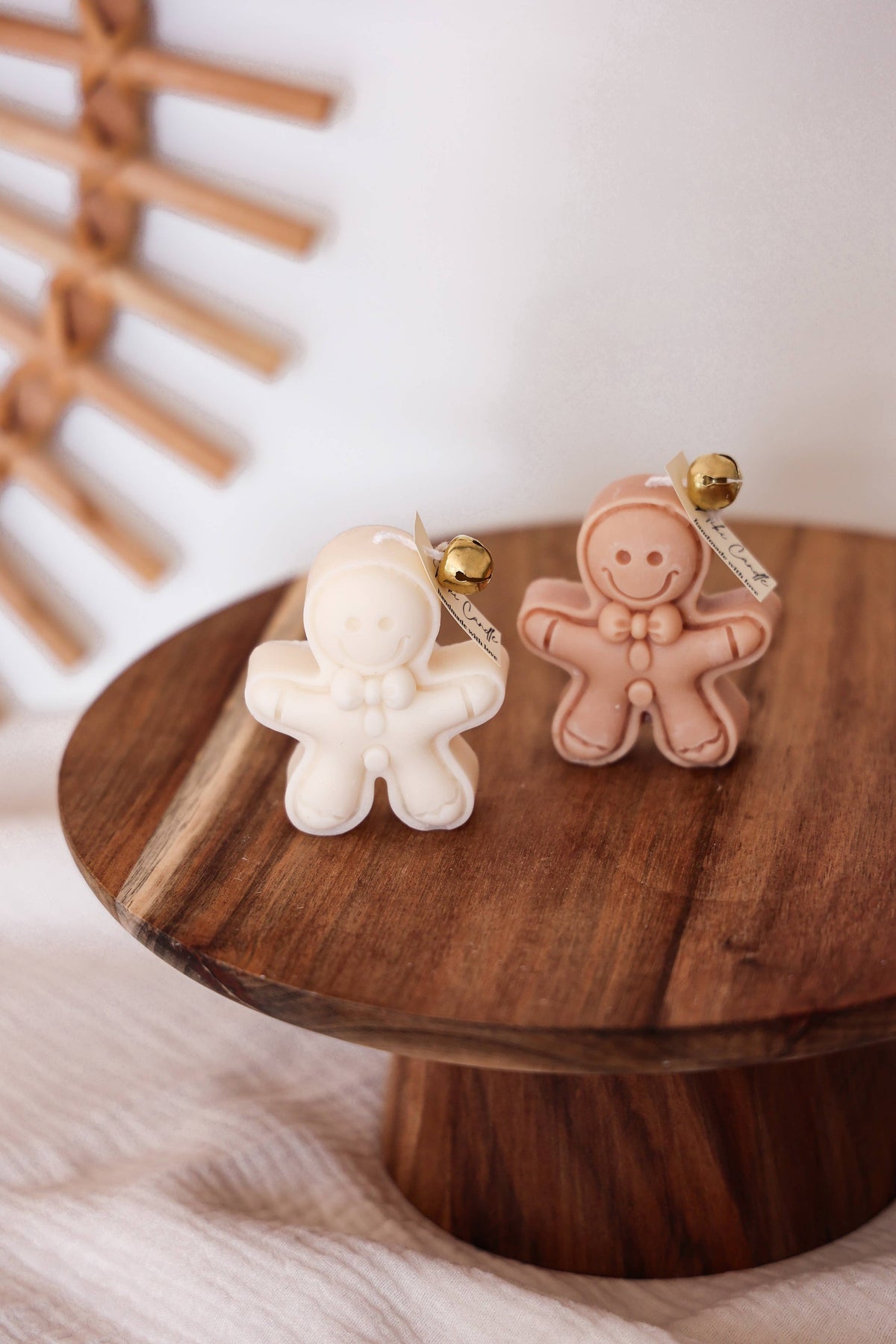 Gingerbread Man Candle
