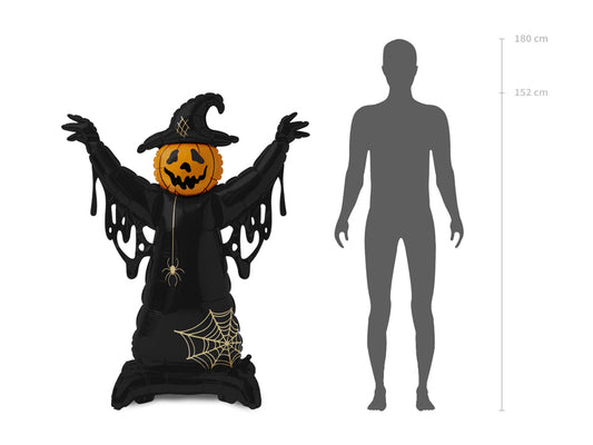 Balão Foil de Pé Espantalho Halloween PartyDeco