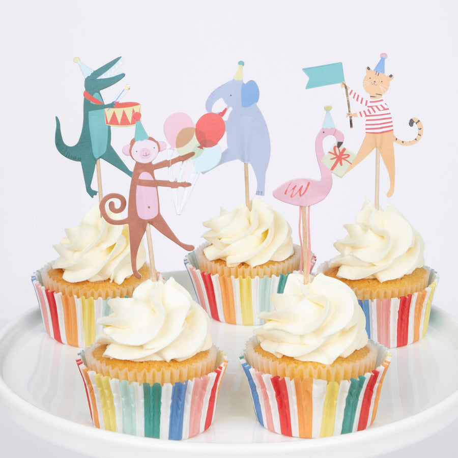Kit de Cupcake Parada dos Animais