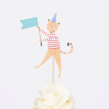 Kit de Cupcake Desfile de Animais conjunto