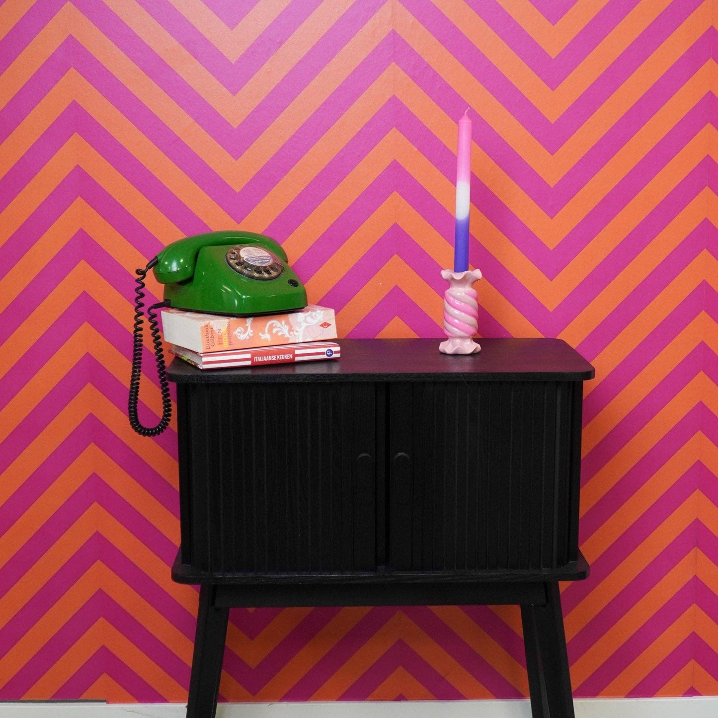 Suporte para Velas Rosa