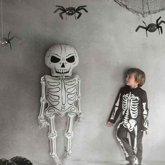 Balão Esqueleto Gigante, decoração de Halloween