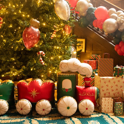 Balão Comboio Gigante de Pé, decoração de Natal
