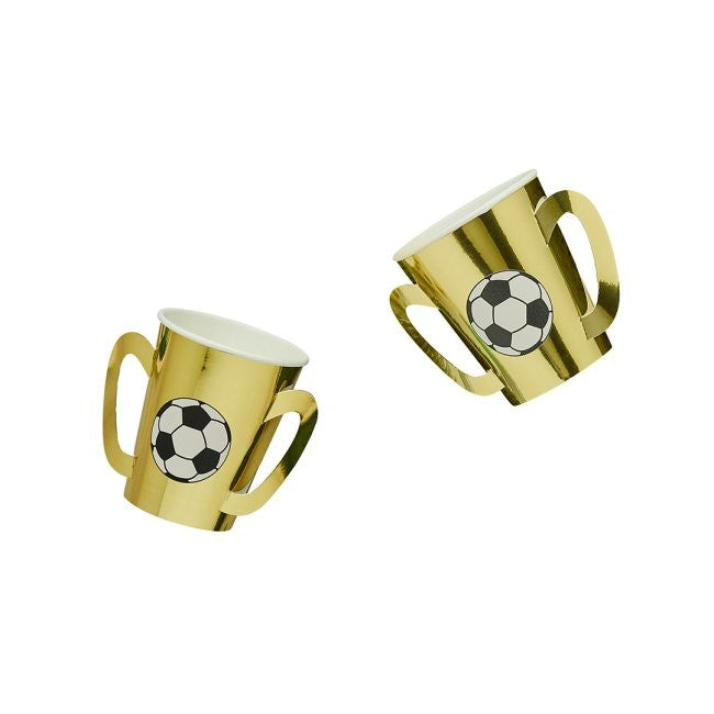 Copos Taça Dourada Futebol (Pack 8)