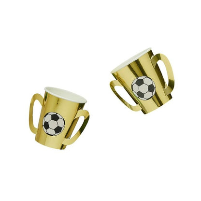 Copos Taça Dourada Futebol (Pack 8)