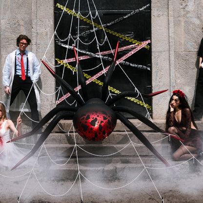 Teia de Aranha Gigante para Exterior, decoração de Halloween