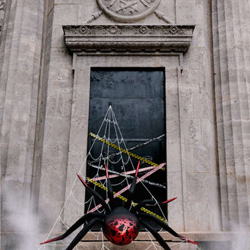 Teia de Aranha Gigante para Exterior, decoração de Halloween