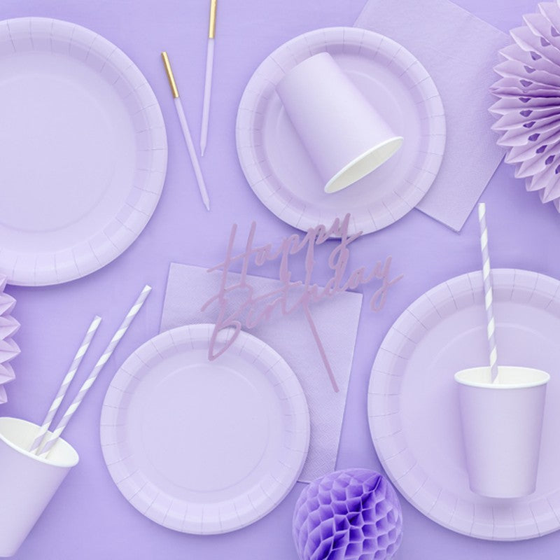 Copos Lavanda (Pack 6), mesa de festa