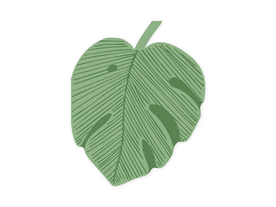 Guardanapos Folha Monstera verde
