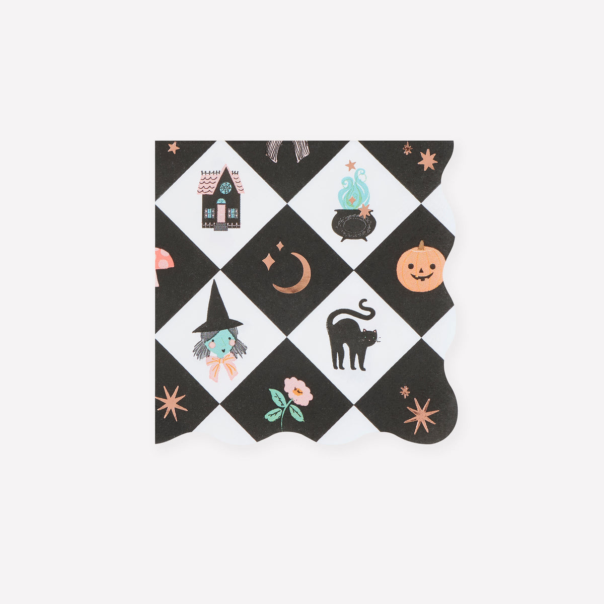 Guardanapos Pequenos Halloween Patchwork