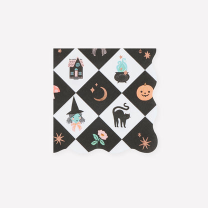 Guardanapos Pequenos Halloween Patchwork