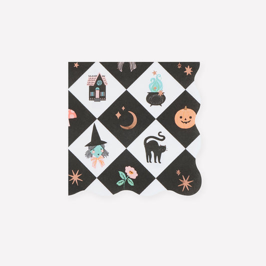 Guardanapos Pequenos Halloween Patchwork